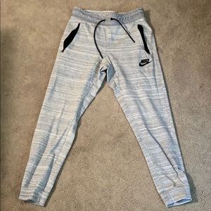 Nike streaked pattern joggers